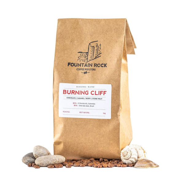 Burning Cliff Seasonal Speciality Coffee Blend - 1kg Compostable Coffee Bag