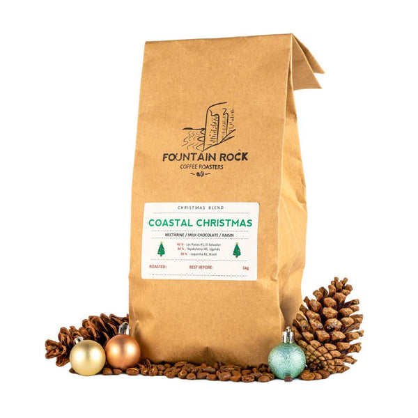 Coastal Christmas Speciality Coffee Blend - 1kg Compostable Coffee Bag
