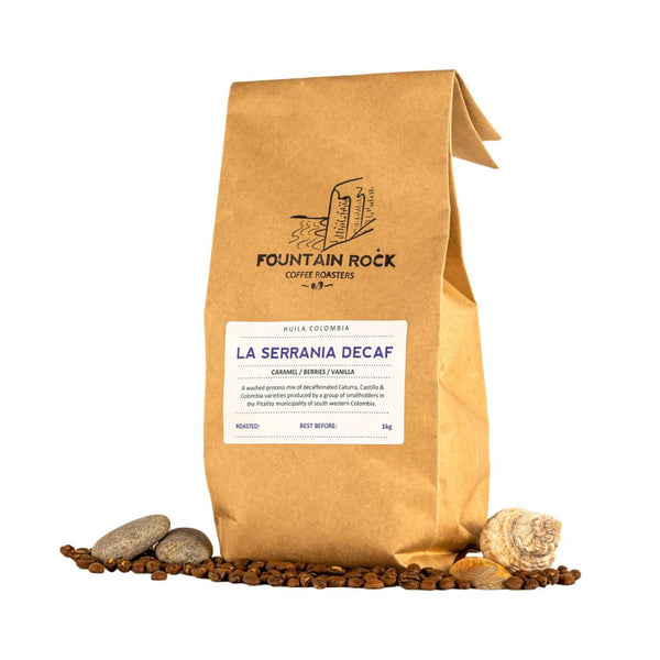 La Serrania Decaf Colombian Speciality Coffee  - 1kg Compostable Coffee Bag