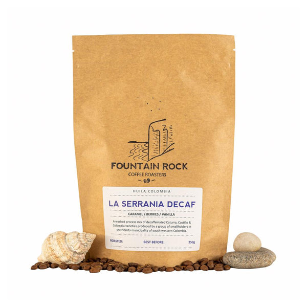 La Serrania Decaf Colombian Speciality Coffee  - 250g Compostable Coffee Bag