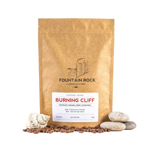 Burning Cliff Seasonal Speciality Coffee Blend  - 250g Compostable Coffee Bag